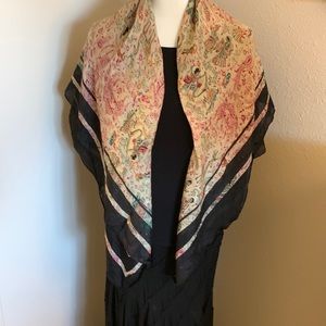 Silk Scarf printed in an Ethnic Pattern